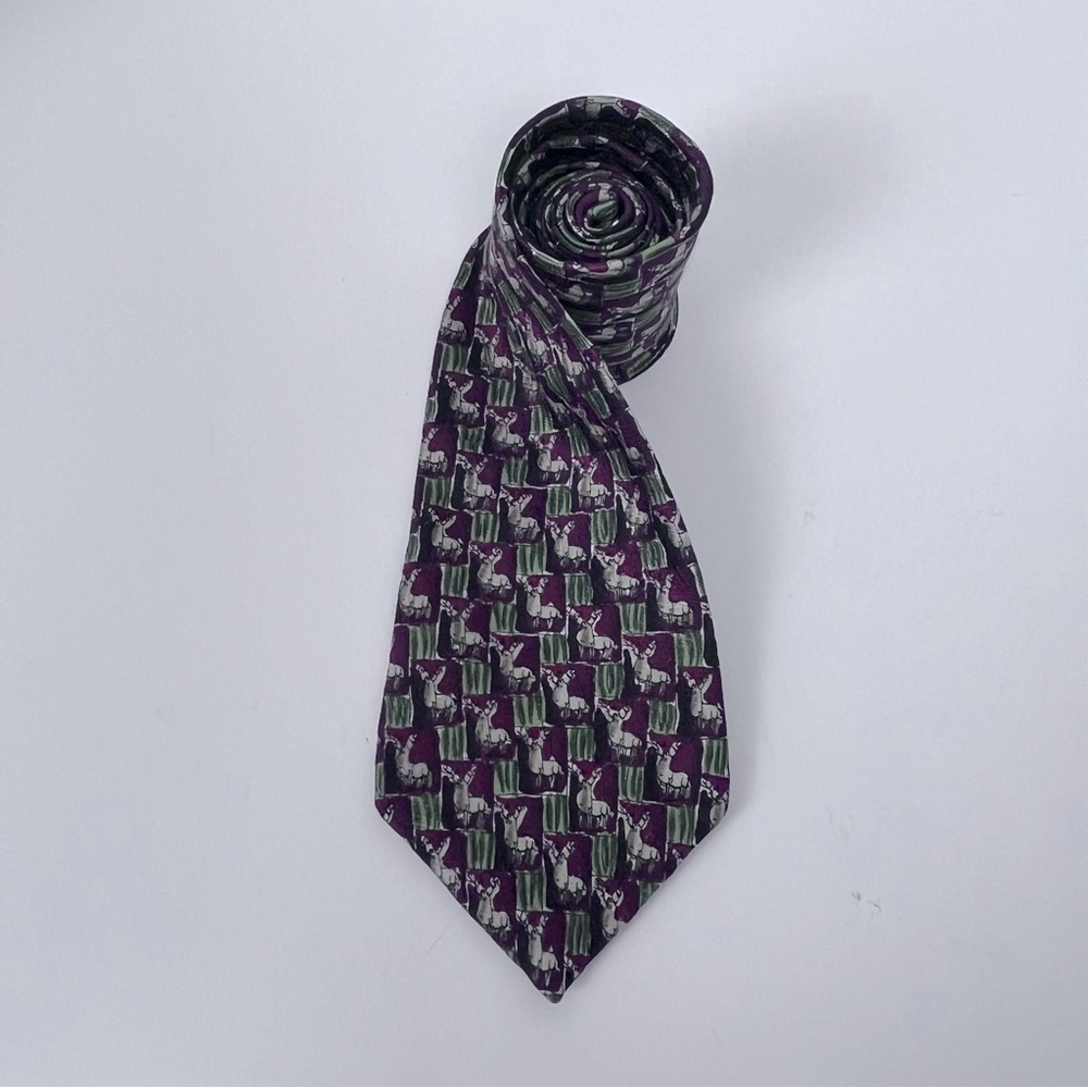 J. Garcia Men's 100% Silk Neck Tie Dracula Claus Twenty-Six Collection; Formal